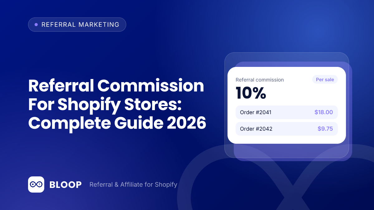 Referral Commission For Shopify Stores: Complete Guide 2026
