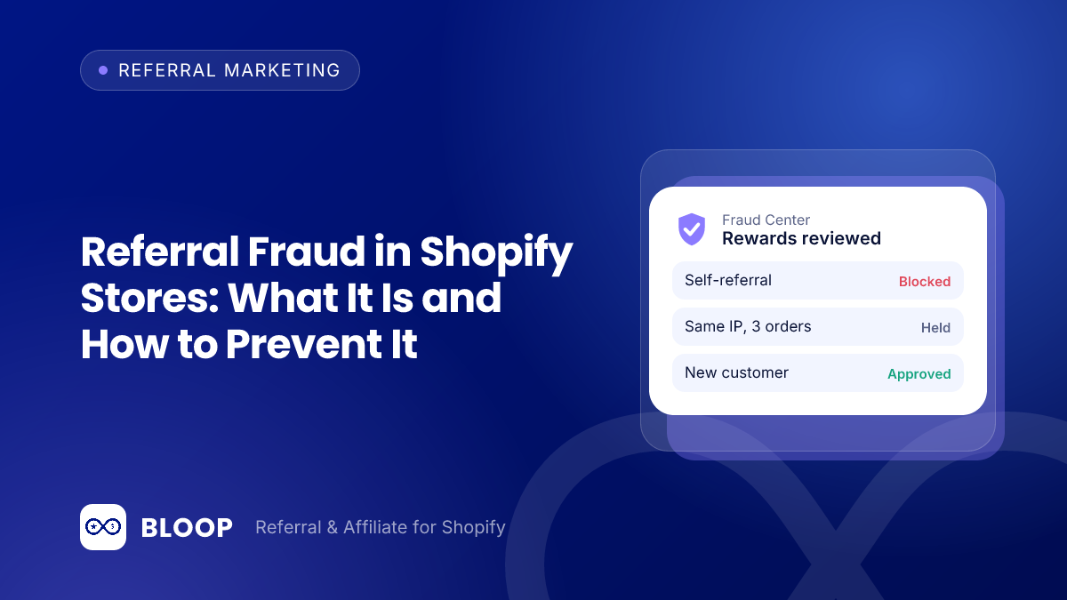 Referral Fraud in Shopify Stores: What It Is and How to Prevent It