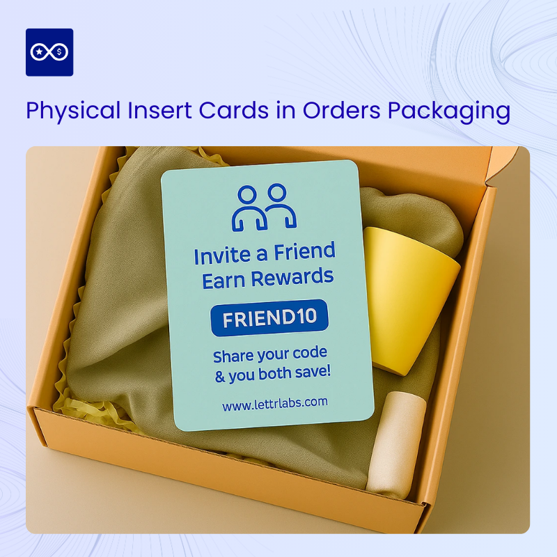 Physical Insert Cards in Orders