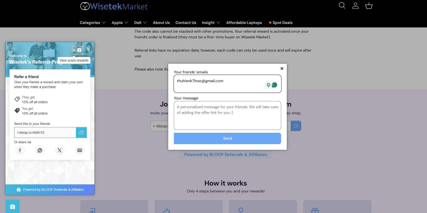 wisetek-referral-widget