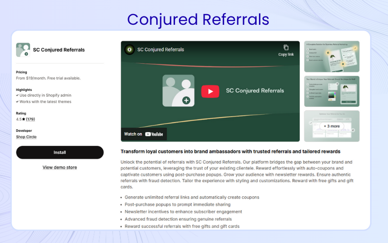Conjured Referrals
