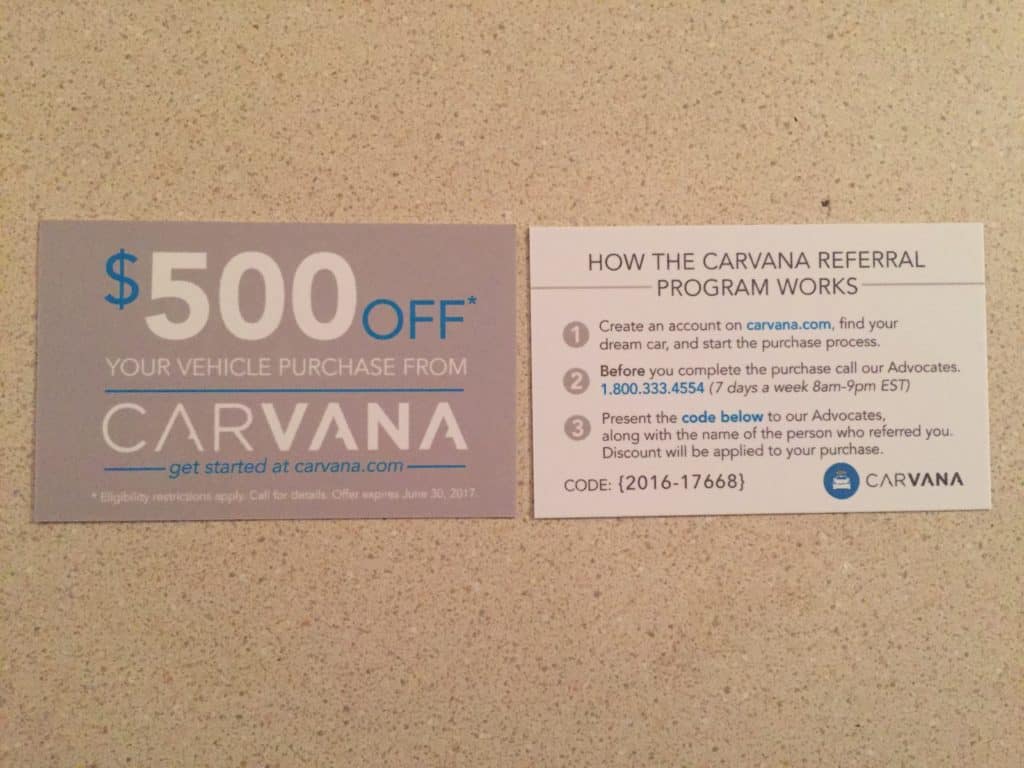 Carvana referral program