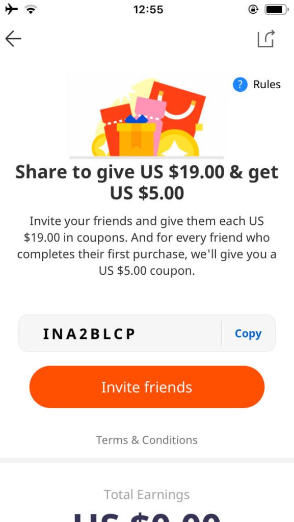 Aliexpress referral program