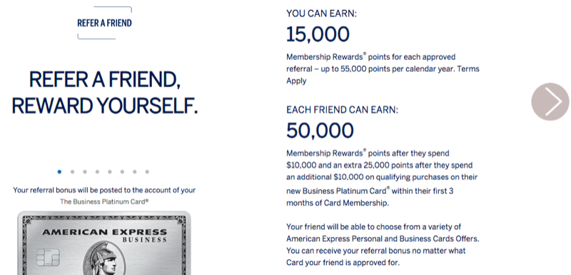 Amex referral program