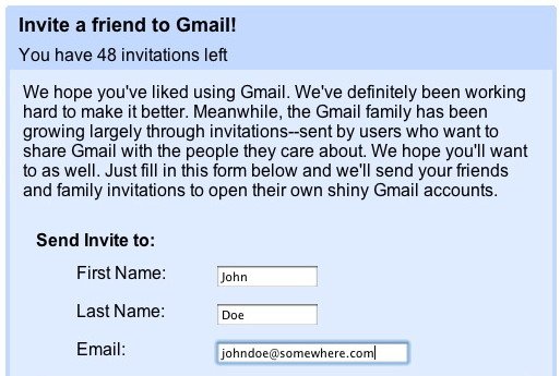 Gmail word of mouth