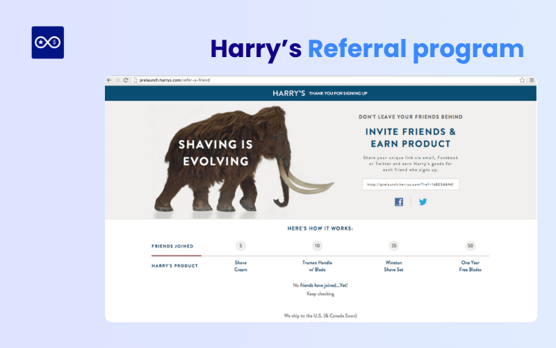 Hary's referral program
