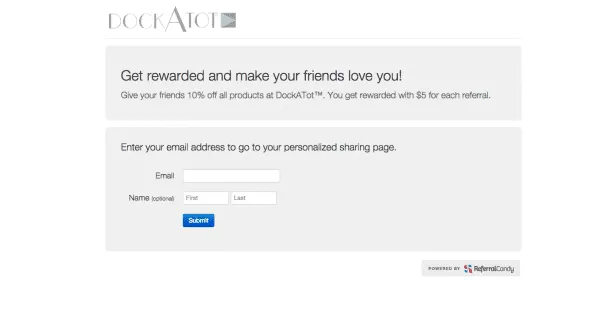 Dockatot referral program