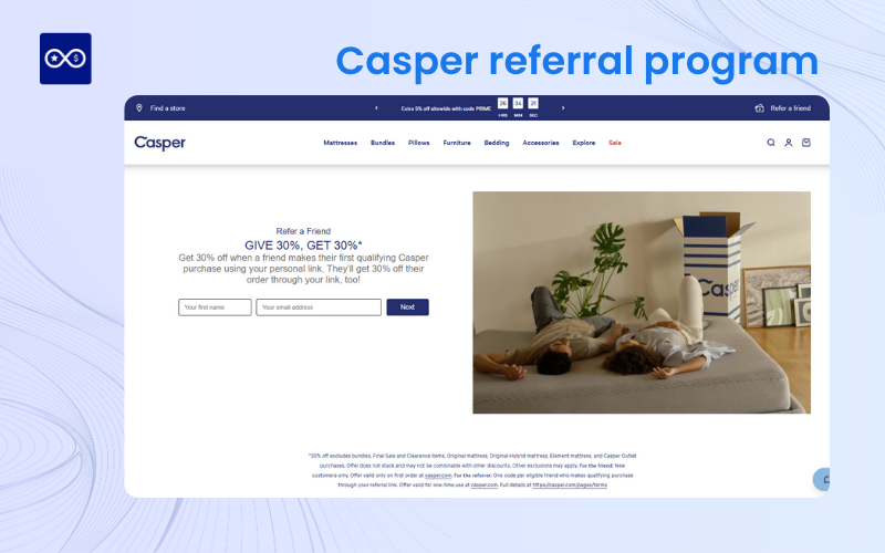Casper referral program