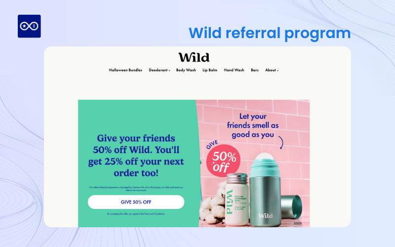 Wild Skincare referral program