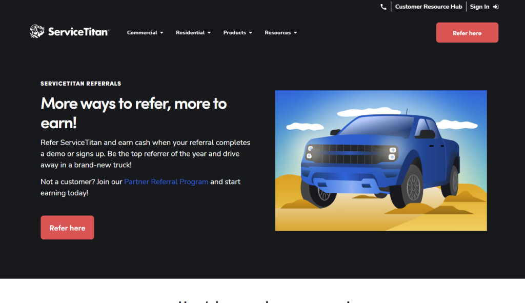 service titan referral program