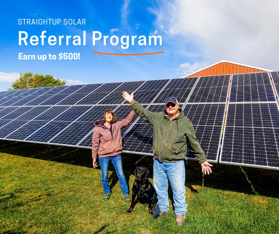 Straightup Solar referral program