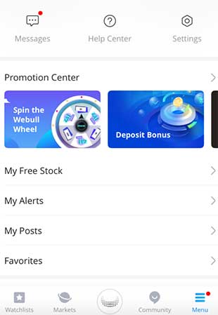 webull referral program