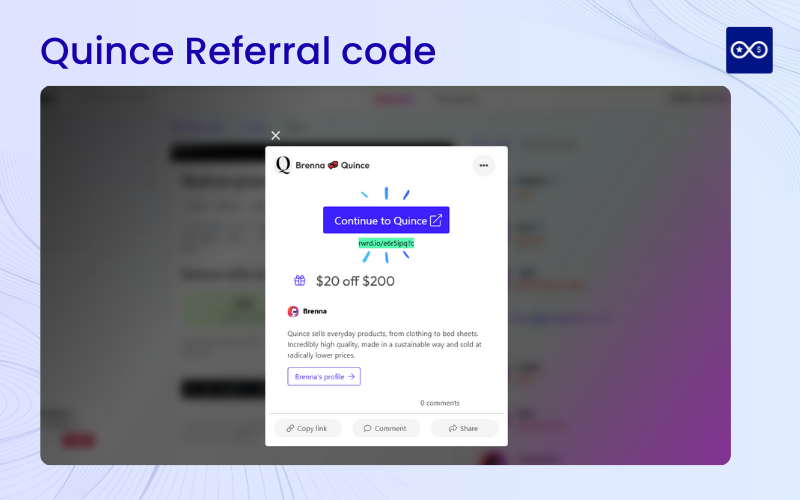 Quince referral code