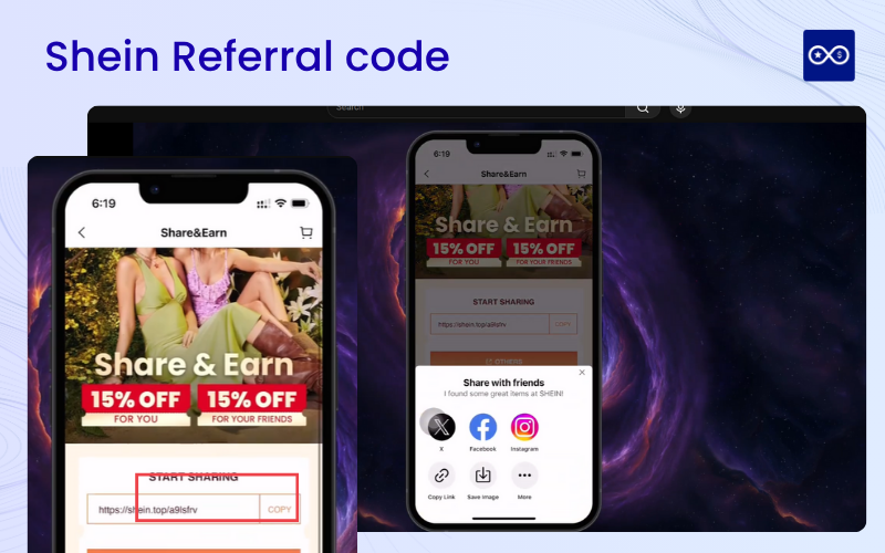 Shein referral code